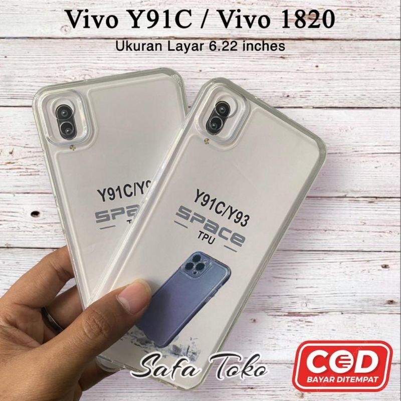 Case Airbag Vivo Y91C / Y91i / 1820 / 1820_19 Softcase Bahan Lentur