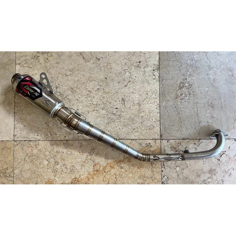 knalpot Creampie  Original Jupiter Z1 stenlis Original Jogja tipe RX