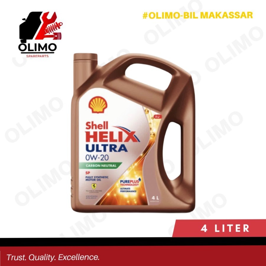 Oli Shell Helix Ultra 0W/20 - 4Liter