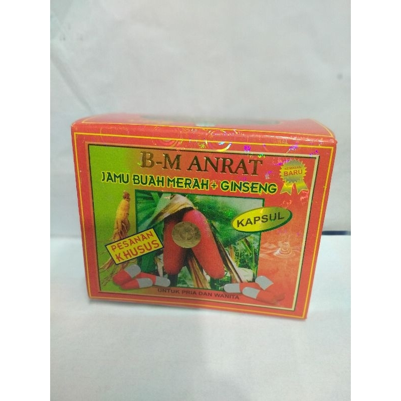 kapsul kesehatan BM Anrat(kap. buah merah) isi 30bks
