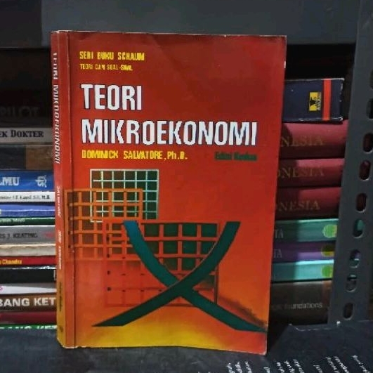 Buku Original TEORI MIKROEKONOMI SALVATORE SERI SCHAUM Bekas