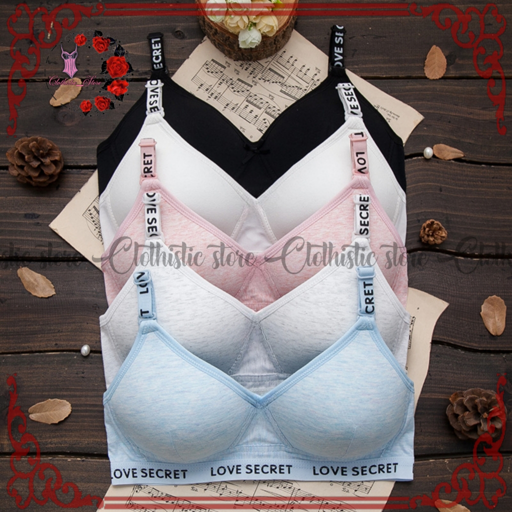 bra sport wanita dewasa Bra Tanpa Kawat Pakaian Dalam BH Push Up Wanita Bahan Halus Bh Olahraga Bra 