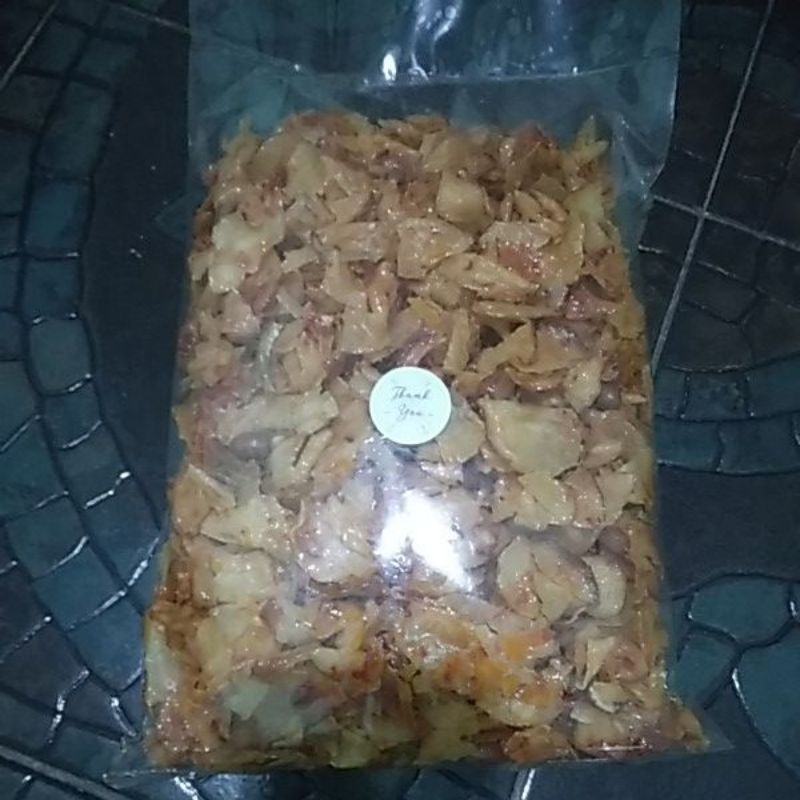 

TERLEZAT KRIPIK PEDAS MANIS 500GR BEST SELLER
