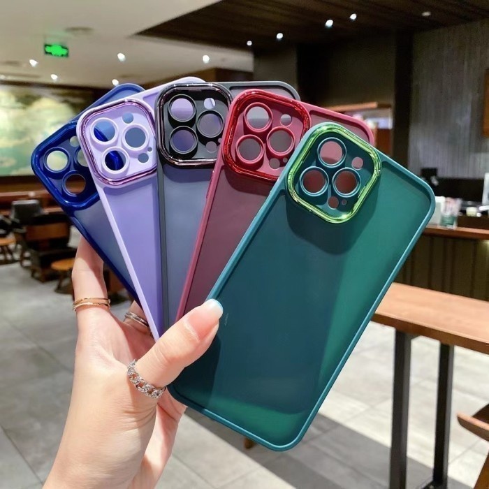 CASE DOVE METAL CHROME OPPO A38 4G A54 A57 5G A74 4G A76 A77S A95 4G A96 F9 CASING HP