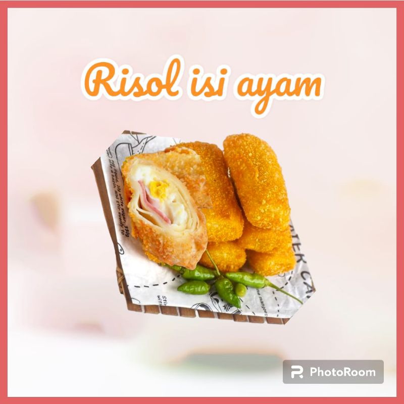 

Risol ayam isi 5 siap goreng