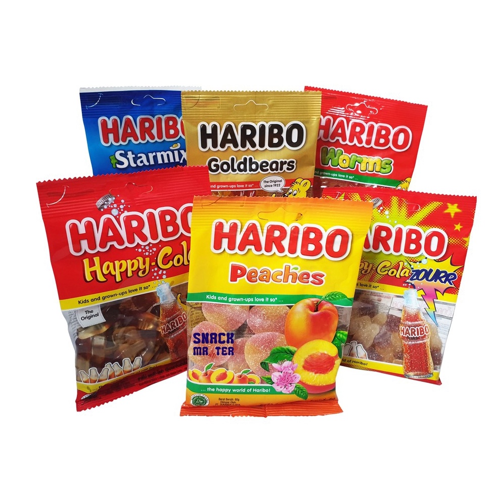 

Cuci Gudang Haribo Jelly Gummy Netto 8 gr 248