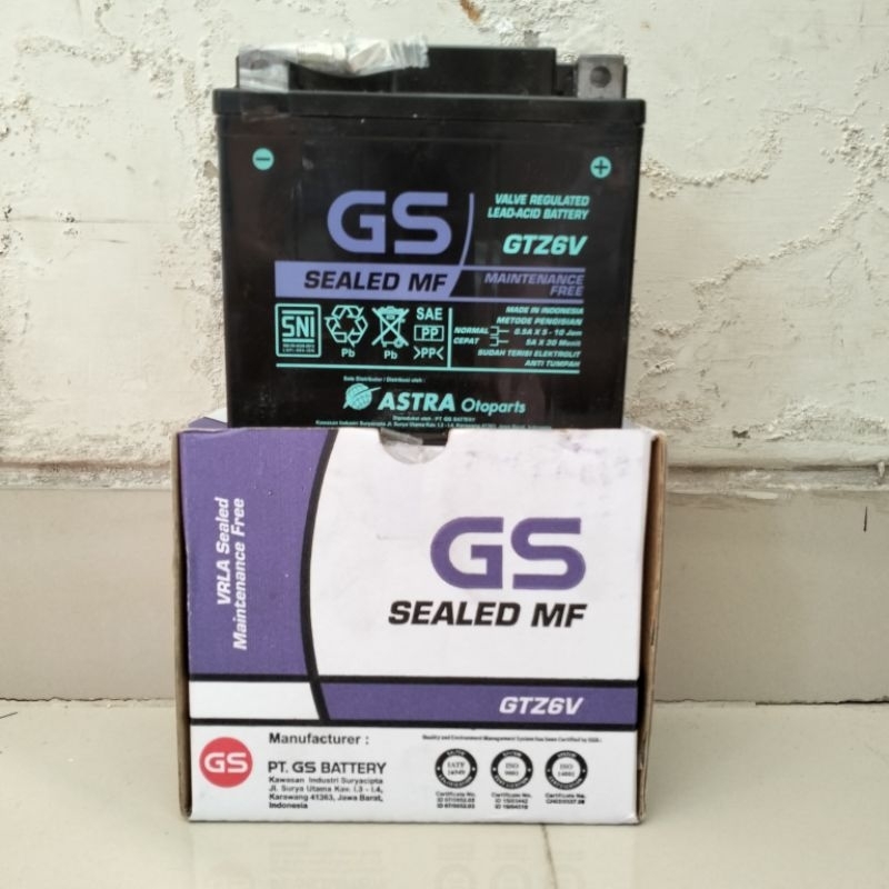 Aki GTZ6V GS Astra#original*