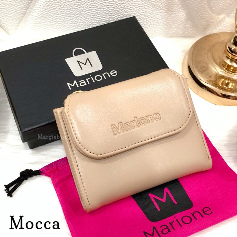 MARIONE - SAIYO Dompet Kartu + BOX Dompet Lipat Dompet koin wanita