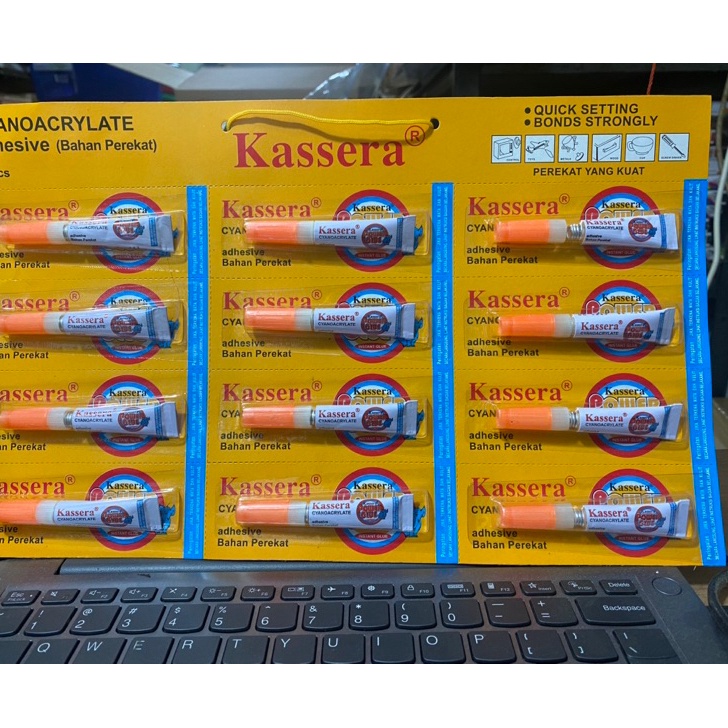 

Teatas 12 psc lem power glue kassera pedagang
