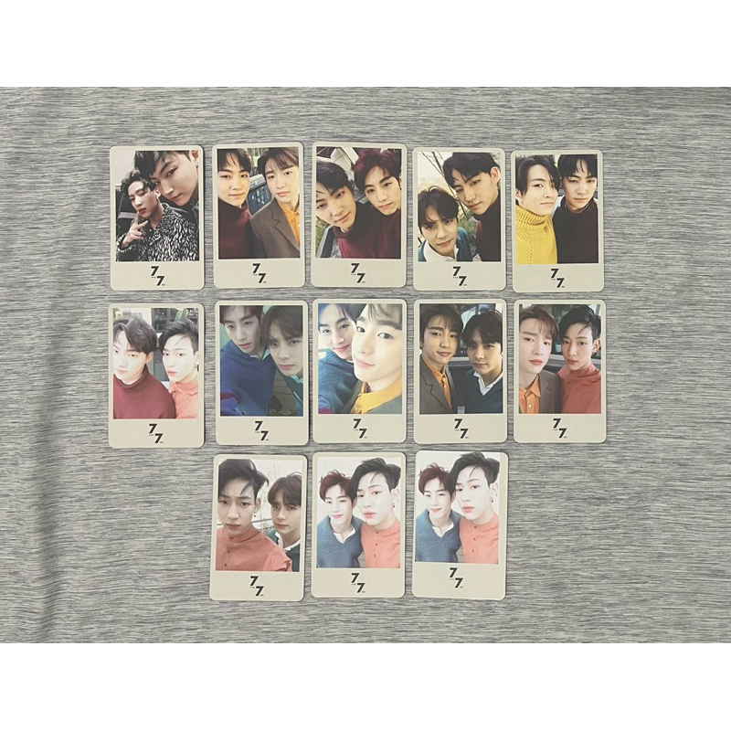 PHOTOCARD GOT7 JAEBEOM JAYB MARK JINYOUNG JACKSON YOUNGJAE BAMBAM YUGYEOM 7FOR7 2ND PRESS UNIT