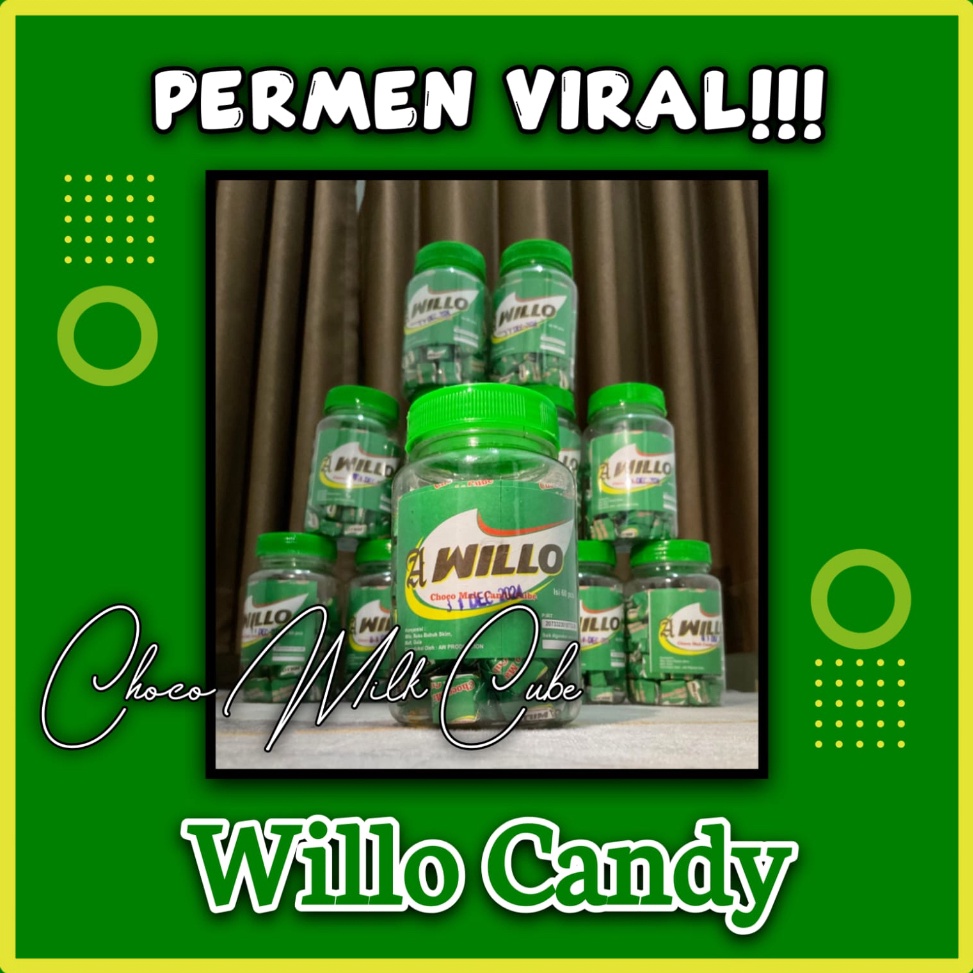 

LKJ8 WILLO CUBE PREMIUM PERMEN HITS VIRAL WILLO ISI 6pcs PERMEN ENAK MURAH BISA COD EYN