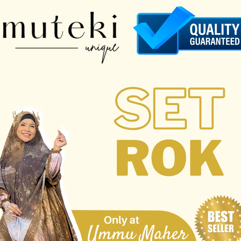 Kirim Sekarang MSR MUTEKI x TUM LIVE Set Rok Wanita High Quality