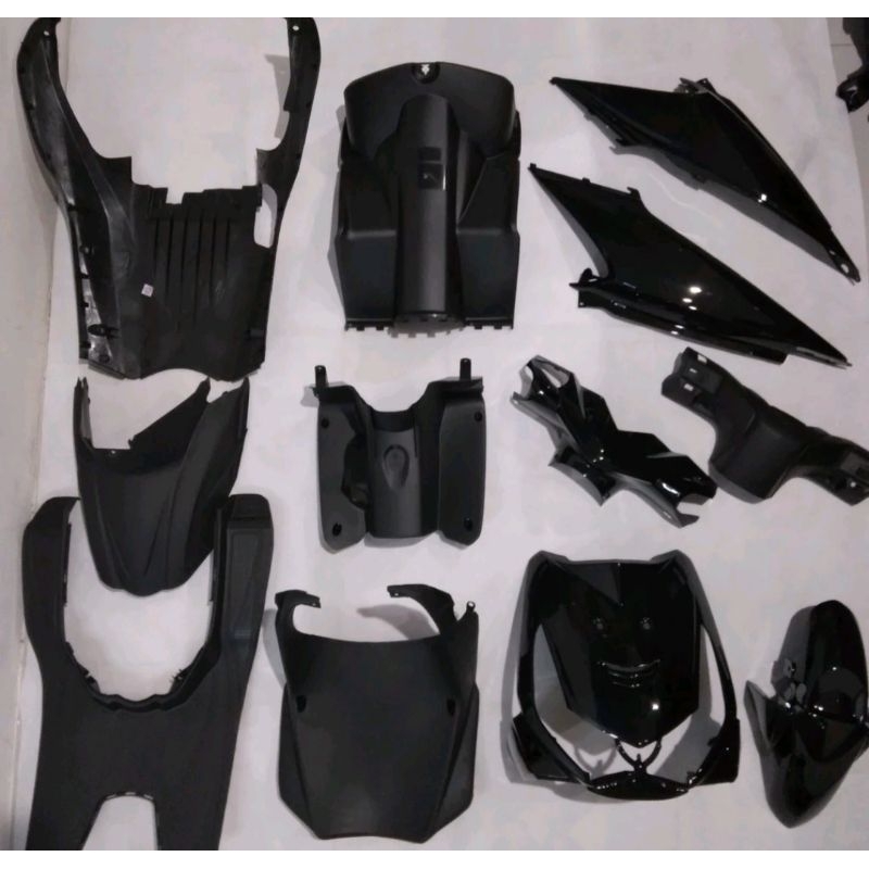 body komplit beat karbulator 2010 hitam merk hitam