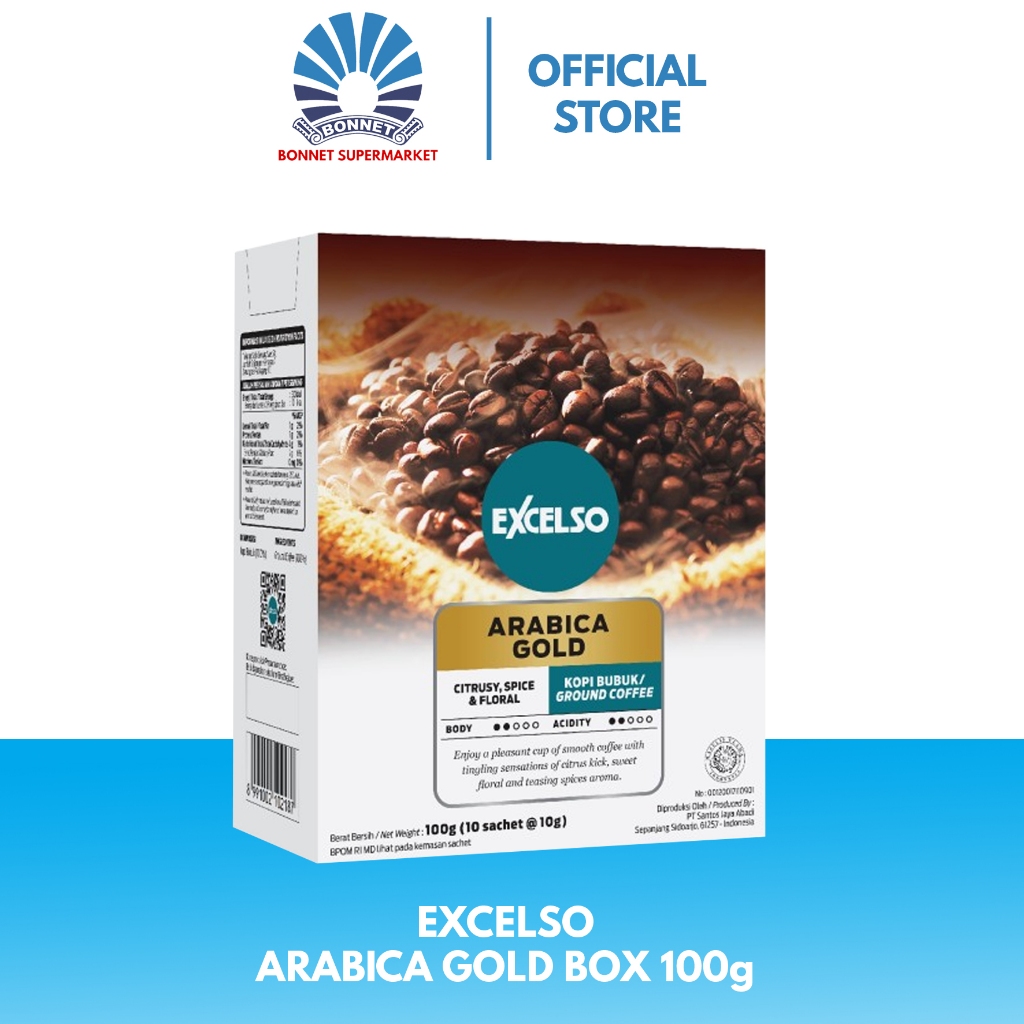 

Excelso Arabica Gold Box 100g (10 x 10g) 8991002102187