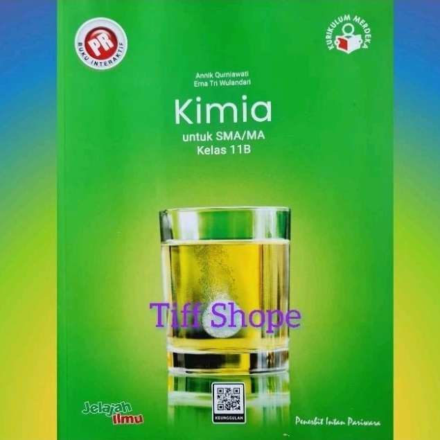 Buku lks pr Kimia kelas XI, 11 semester 2 Kurikulum Merdeka tahun 2024 Intan Pariwara