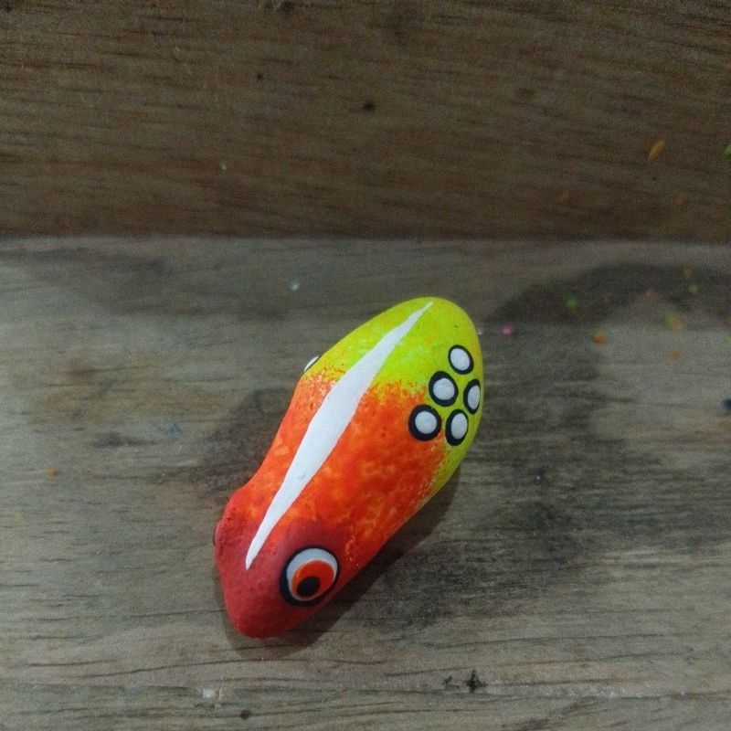 Kulit Soft frog Fire 4cm /Cangkang soft frog