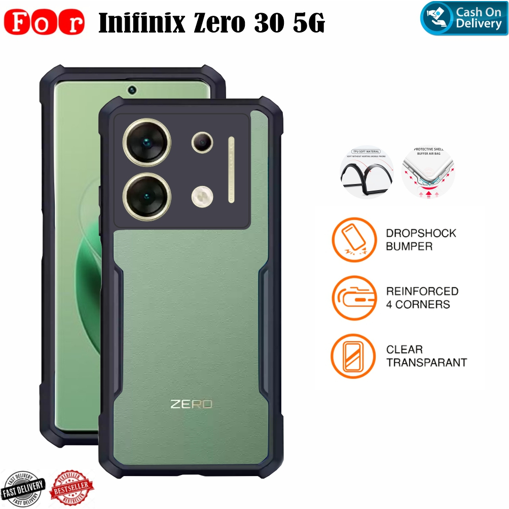Casing Infinix Zero 30 5G Zero 20 Zero 5G 2023 Hard Case Fusion Armor Transparant Protect
