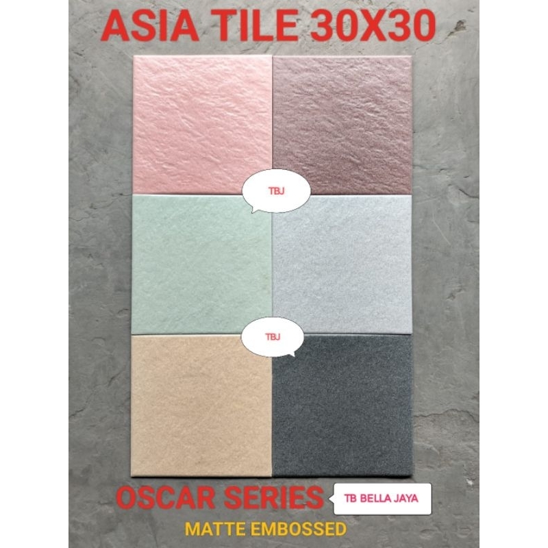 Keramik Lantai Kasar Asia Tile Oscar Series Ukuran 3030