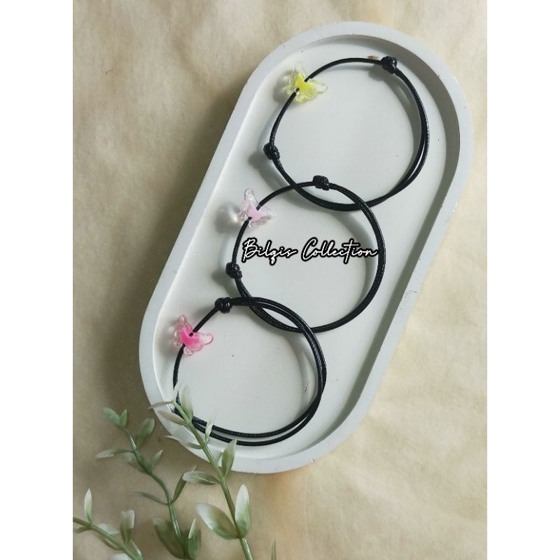 GELANG KOREA / GELANG KUPU-KUPU / GELANG KOREA EMOTE KUPU-KUPU