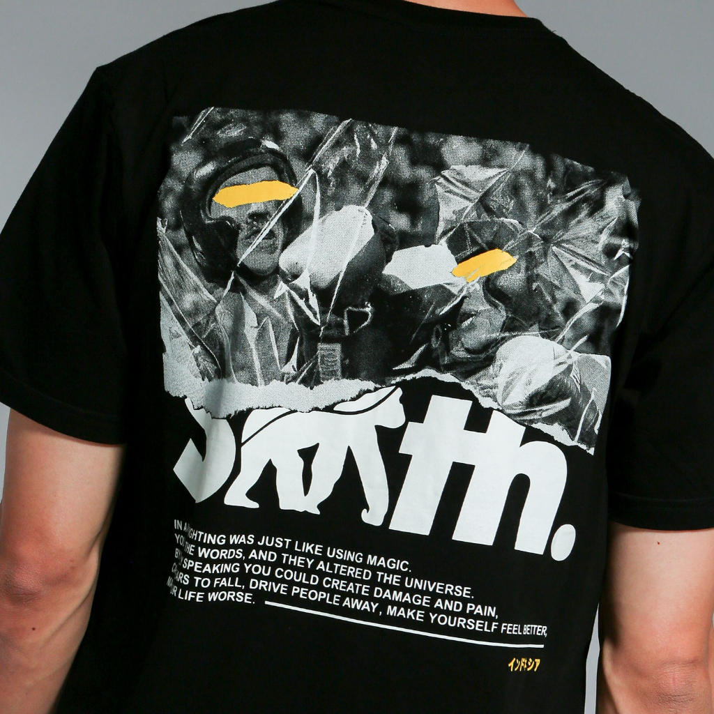 Kaos Pria Lengan Pendek House of Smith Nf Black #4 Hitam Original - Kaos Smith Terlaris dan terbaru