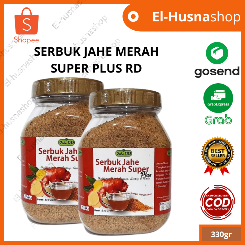 

Serbuk Jahe Merah Super Plus Madu 330 gram Jahe RD Asli Original