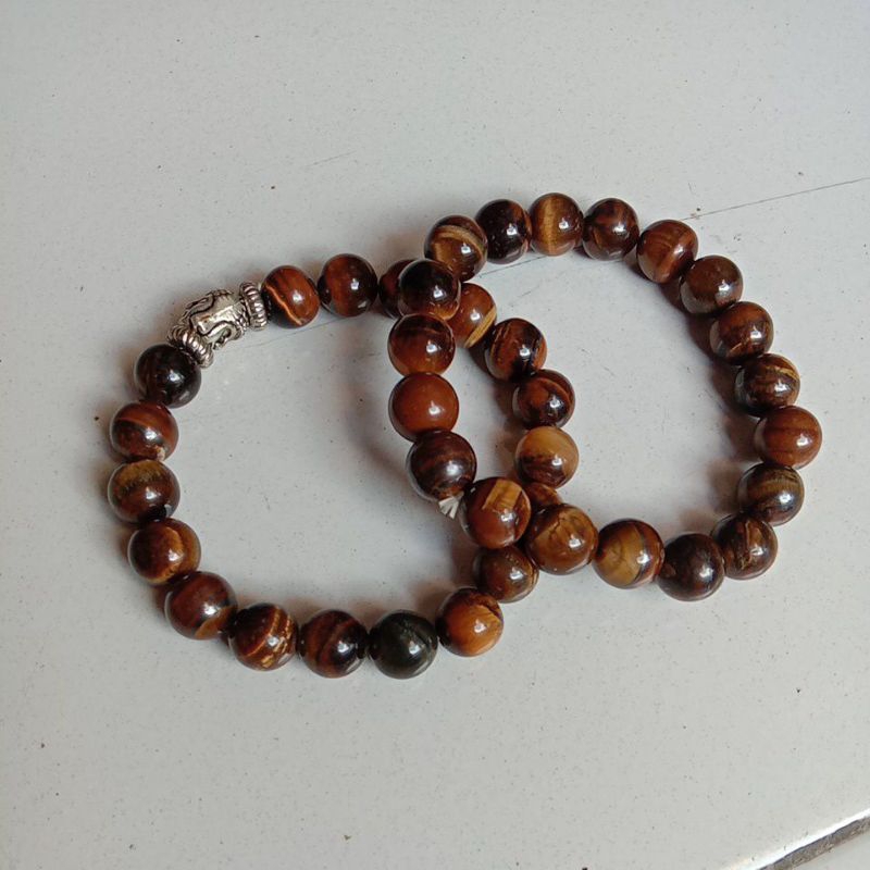 gelang batu Tiger eyes