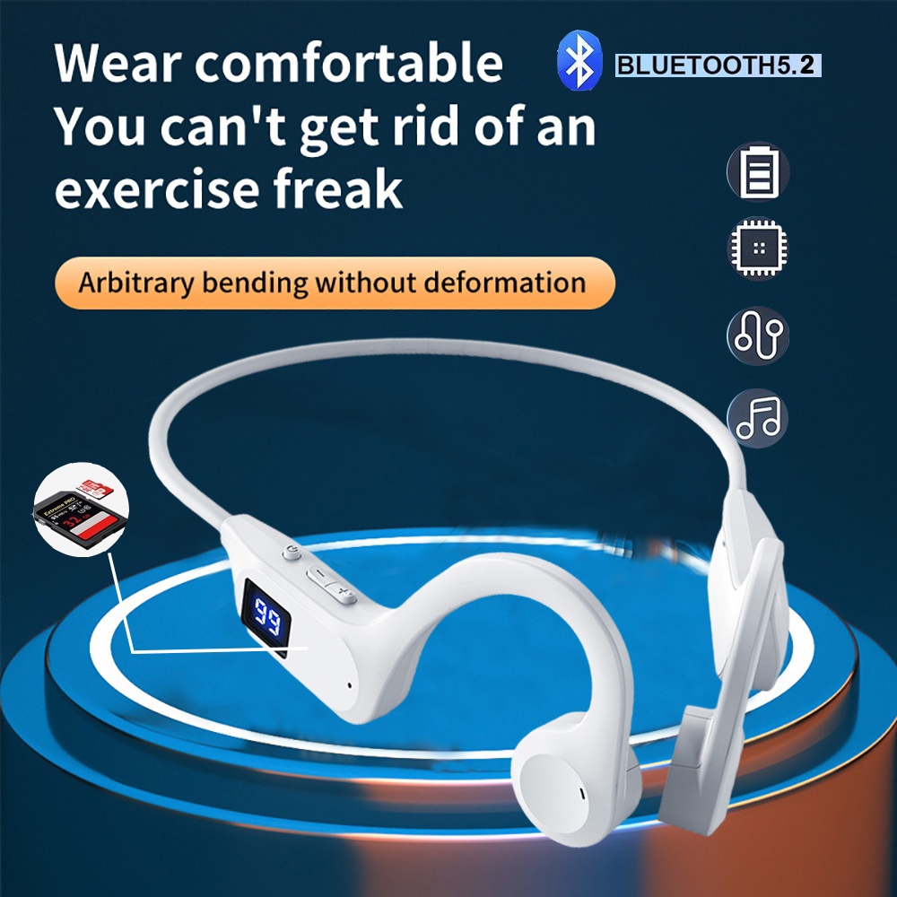 Best Sale Headset Bluetooth/Headphone Bluetooth Led/Headphone Konduksi Tulang Bluetooth