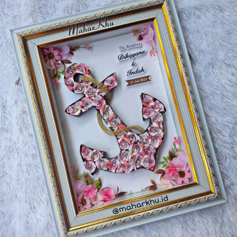 Mahar Pernikahan  Jangkar Pelaut seserahan pengantin