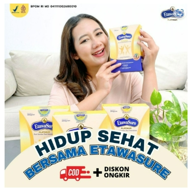 

Etawasure - Paket 3 Box - 750gram- Terapi Efektif untuk Mengurangi Nyeri Sendi dan Asam Urat | Bukan Etawalin | Etawasure 250gram