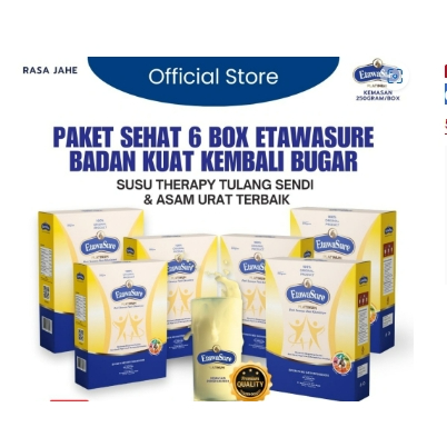 

Susu Kambing Etawa Etawasure - Mengurangi Risiko Osteoporosis dan Membantu Asam Urat 6 Box Kemasan 250gram