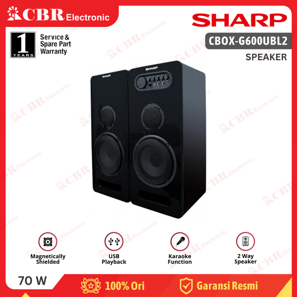 Speaker SHARP CBOX-G600UBL2