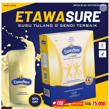 

Susu Etawasure bukan etawalin – Susu Kambing Etawa 8 Bahan herbal alami kemasan 250gram/box - Susu Etawasure Untuk Nyeri Sendi