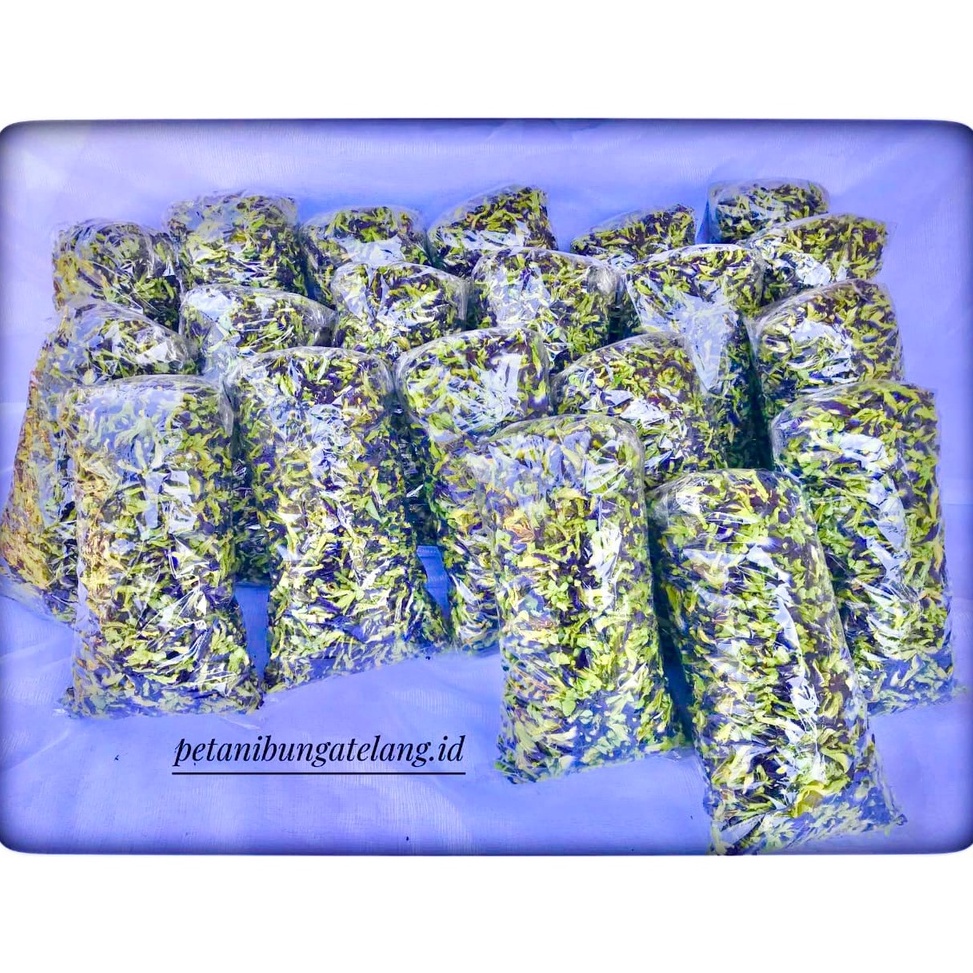 

CODEBARANG1AWA Bunga Telang Kering 1 Gram Kemasan Ekonomis LLS