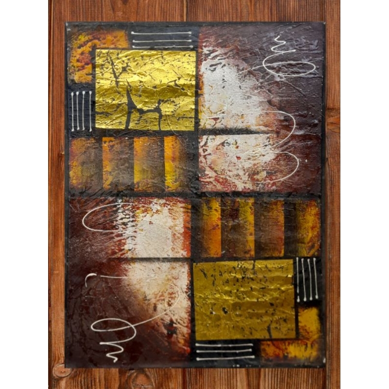 Lukisan gambar hiasan dinding poster asli Bali Minimalis