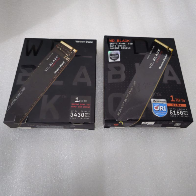 SSD WD Black M.2 NVME 1TB WESTERN DIGITAL 1TB