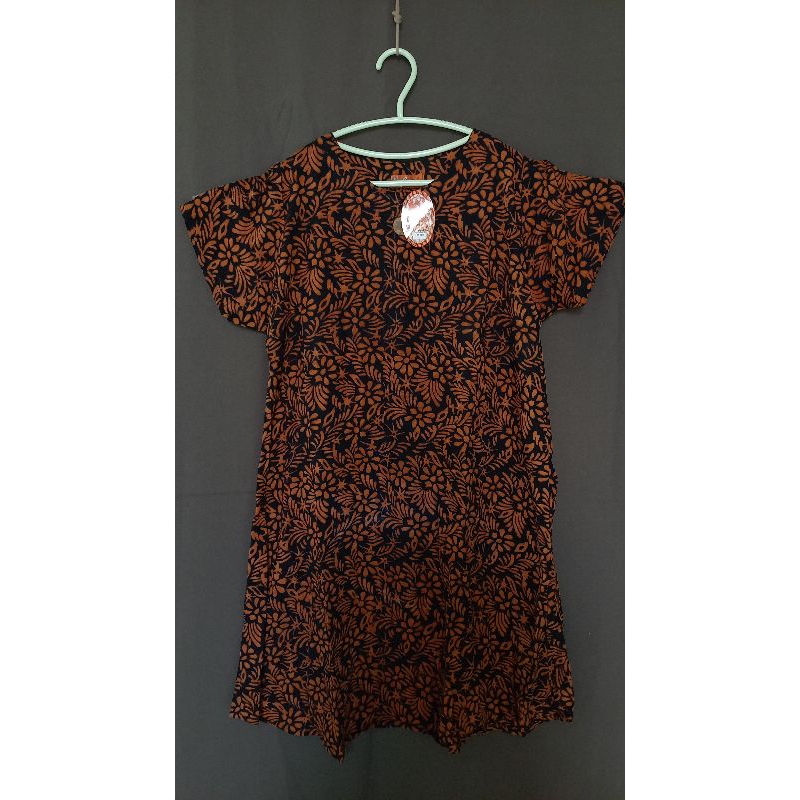 Daster batik remaja kekinian baju rumahan dress motif