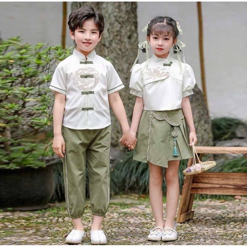 LONGFENG SET COUPLE CHINESE NEW YEAR BAJU IMLEK BAJU CNY BAJU CHINESE NEW YEAR BAJU COUPLE preloved