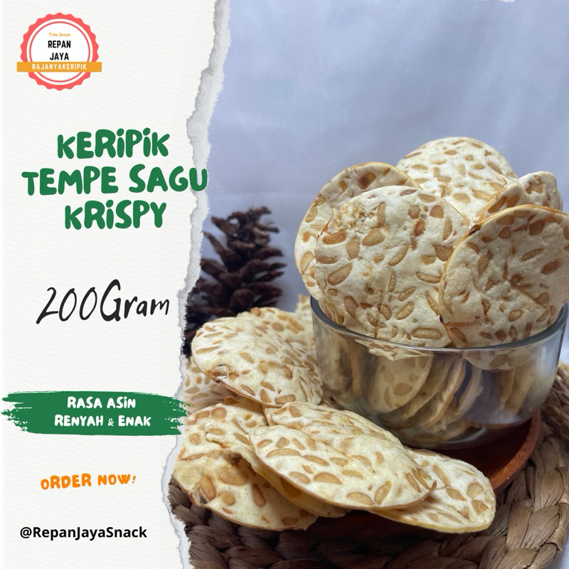 

Keripik Tempe Sagu Bandung 200 Gram