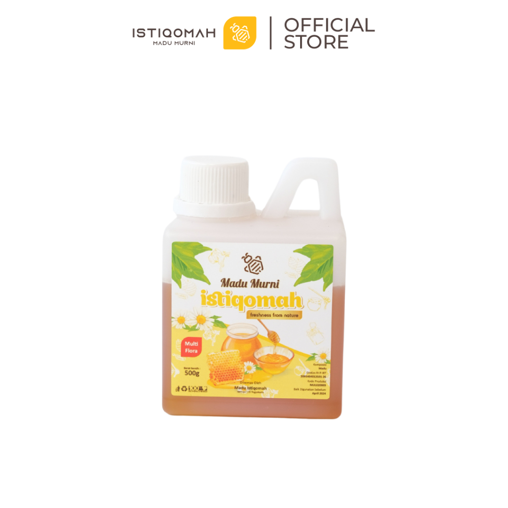 

Madu Istiqomah Madu Murni Asli Nektar Multiflora 500g Organik Raw Honey