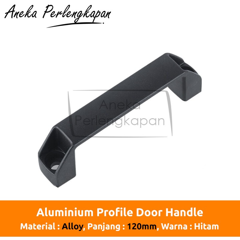 Aluminium Profile Door Handle / Pegangan Pintu Profil Metal 120mm
