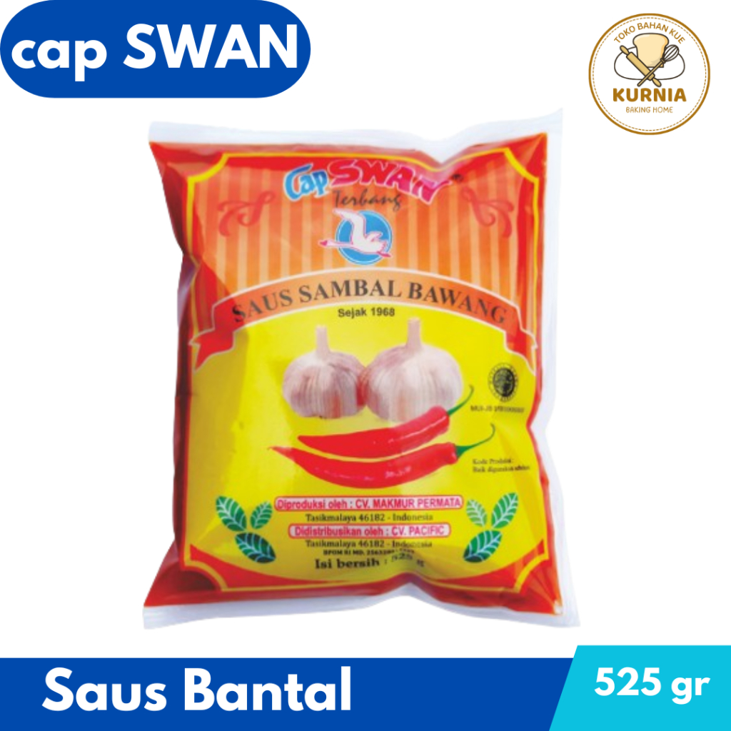 

SAUS SAMBAL KEMASAN BANTAL Cap SWAN 525gr