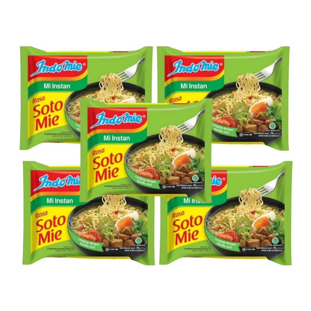 

8 PCS Indomie Mie Instan Soto Mie