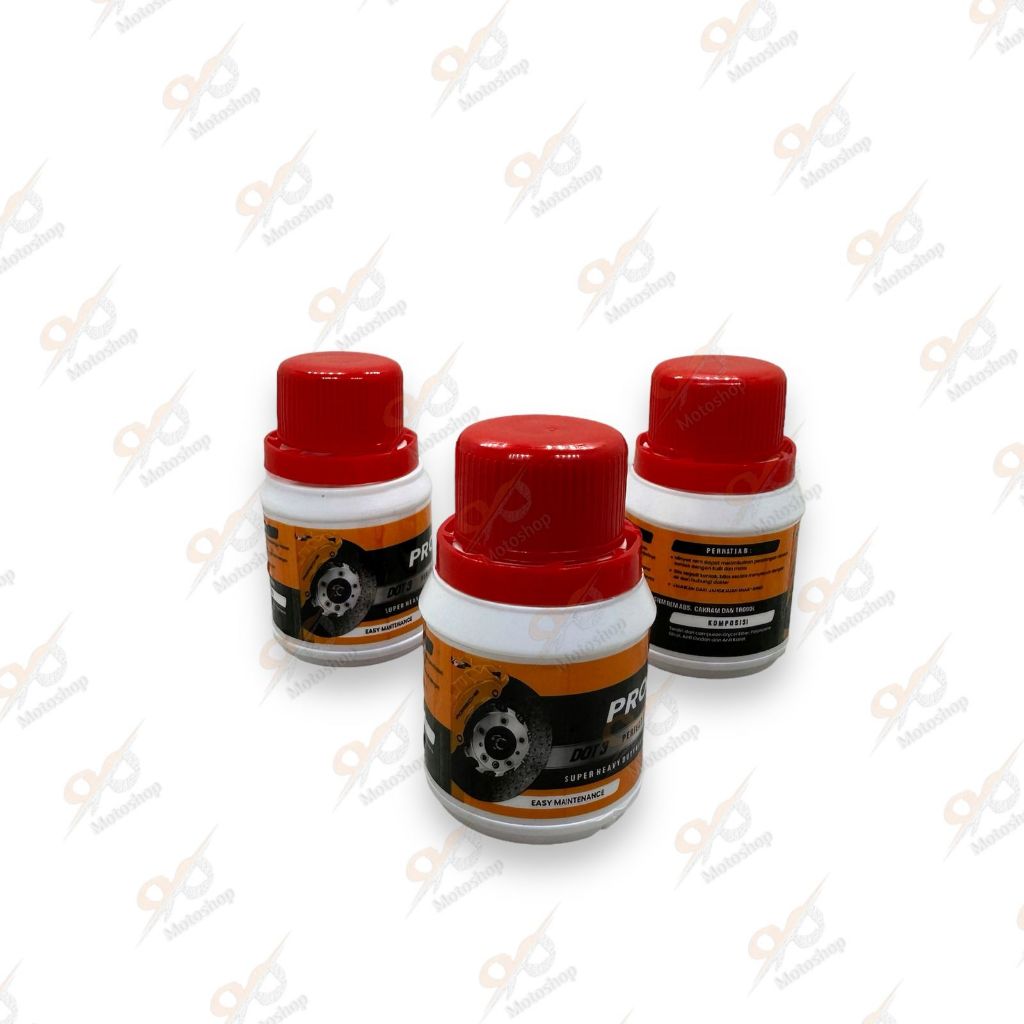 Prolix Minyak Rem Dot 3 Netral Warna Merah 50cc Minyak Rem Motor Mobil 50 ml