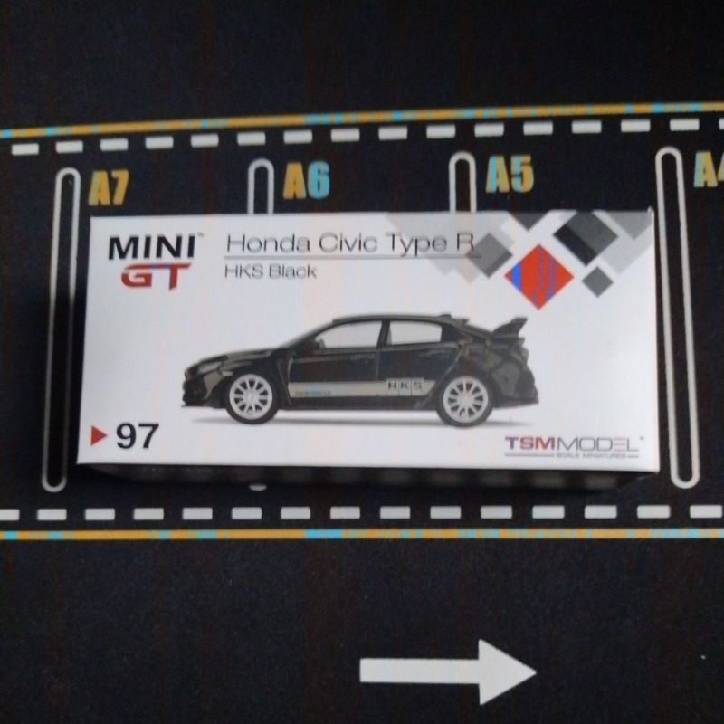 MINI GT Honda Civic Type R (HKS BLACK)