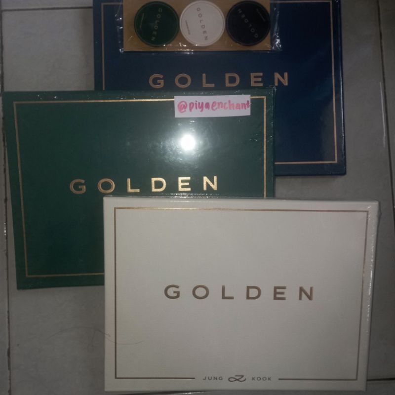 [BTS JUNGKOOK READYSTOCK] Album Golden Jungkook Sealed POB Weverse