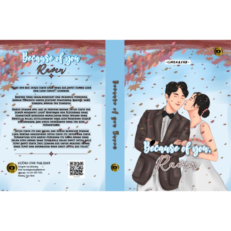 Novel Because of You Raven by Lindaazhr