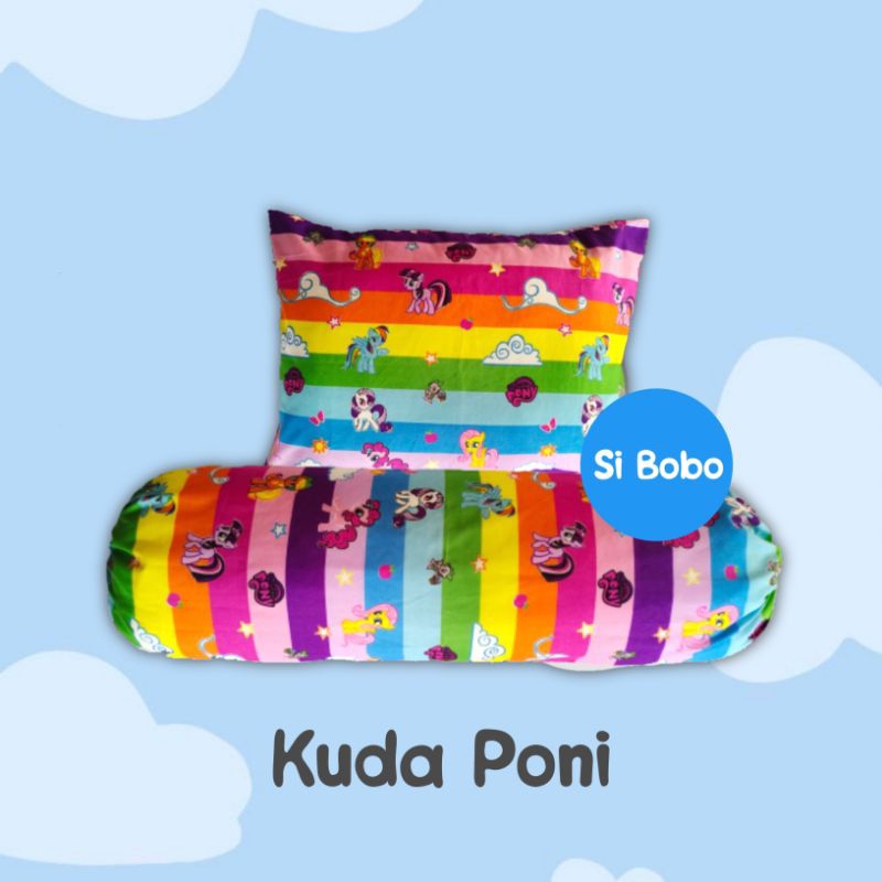 Sarung Bantal Guling Karakter Kartun Anak
