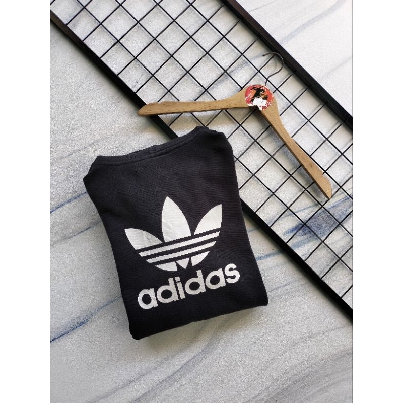 ADIDAS trefoil zip hoodie
