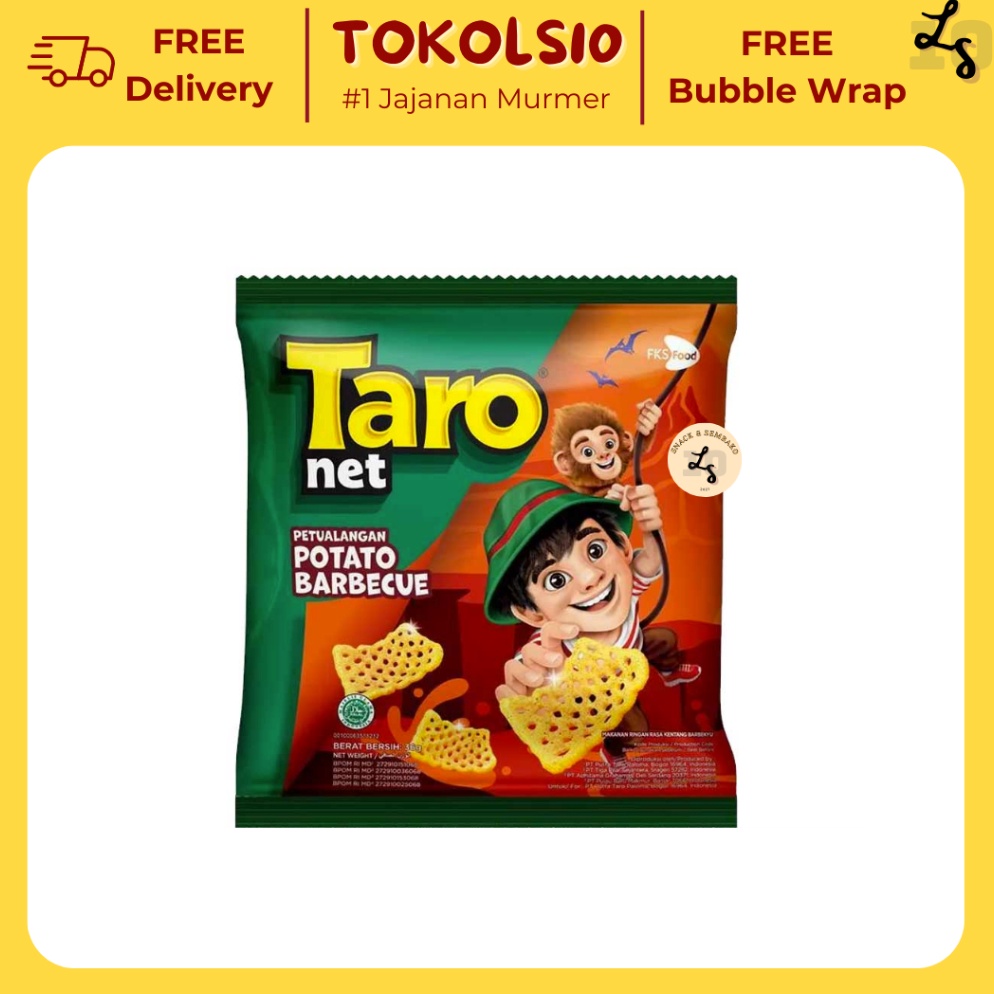 

modelTipe IPV75 Taro Net Renceng Potato BBQ Ecer 1 9gr 2 18gr Isi 1 Bungkus