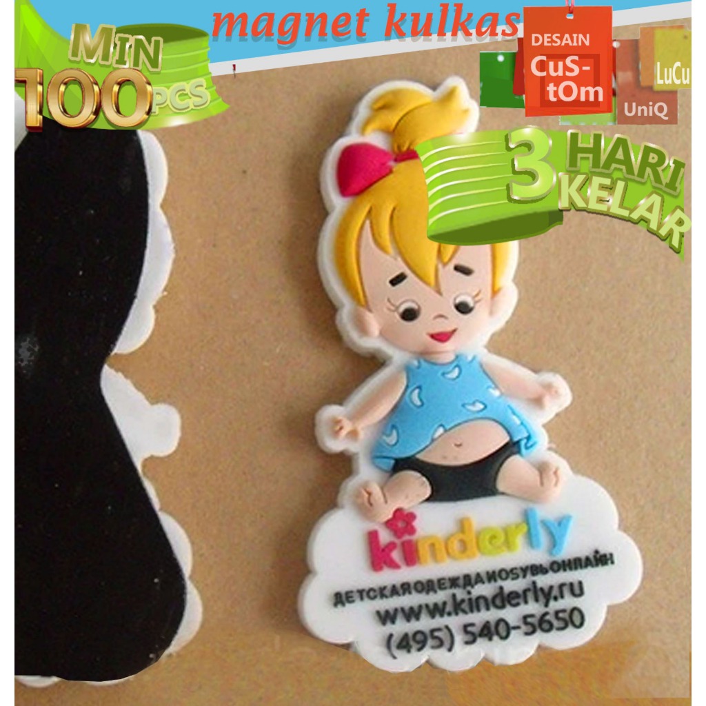 MAGNET TEMPELAN KULKAS KARET CUSTOM │ TEMPELAN KULKAS MAGNET CUSTOM BANDUNG JAKARTA